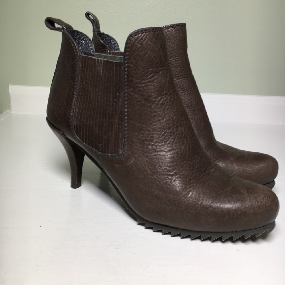 Pedro Garcia Leather Heeled Booties